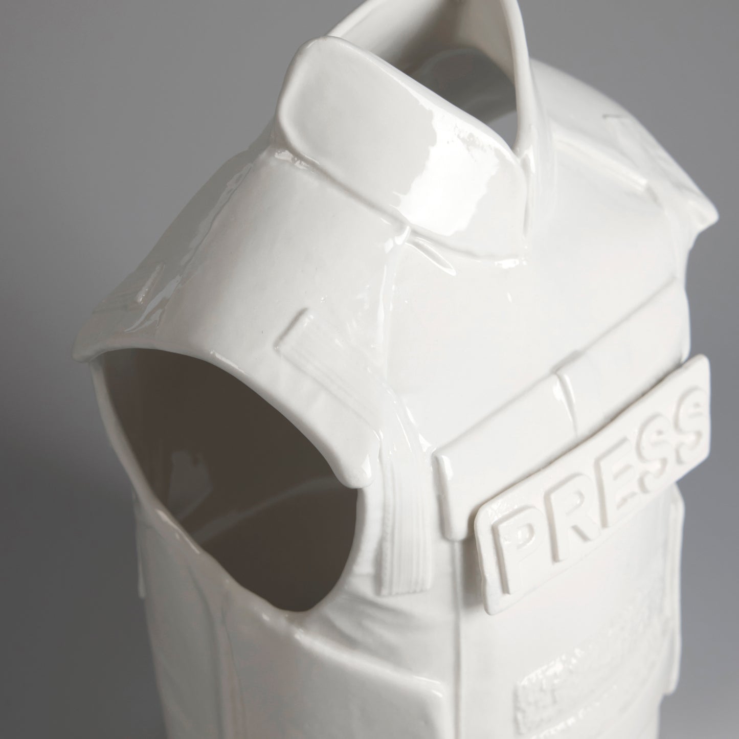 Hopeism Press Vest - Glazed All White