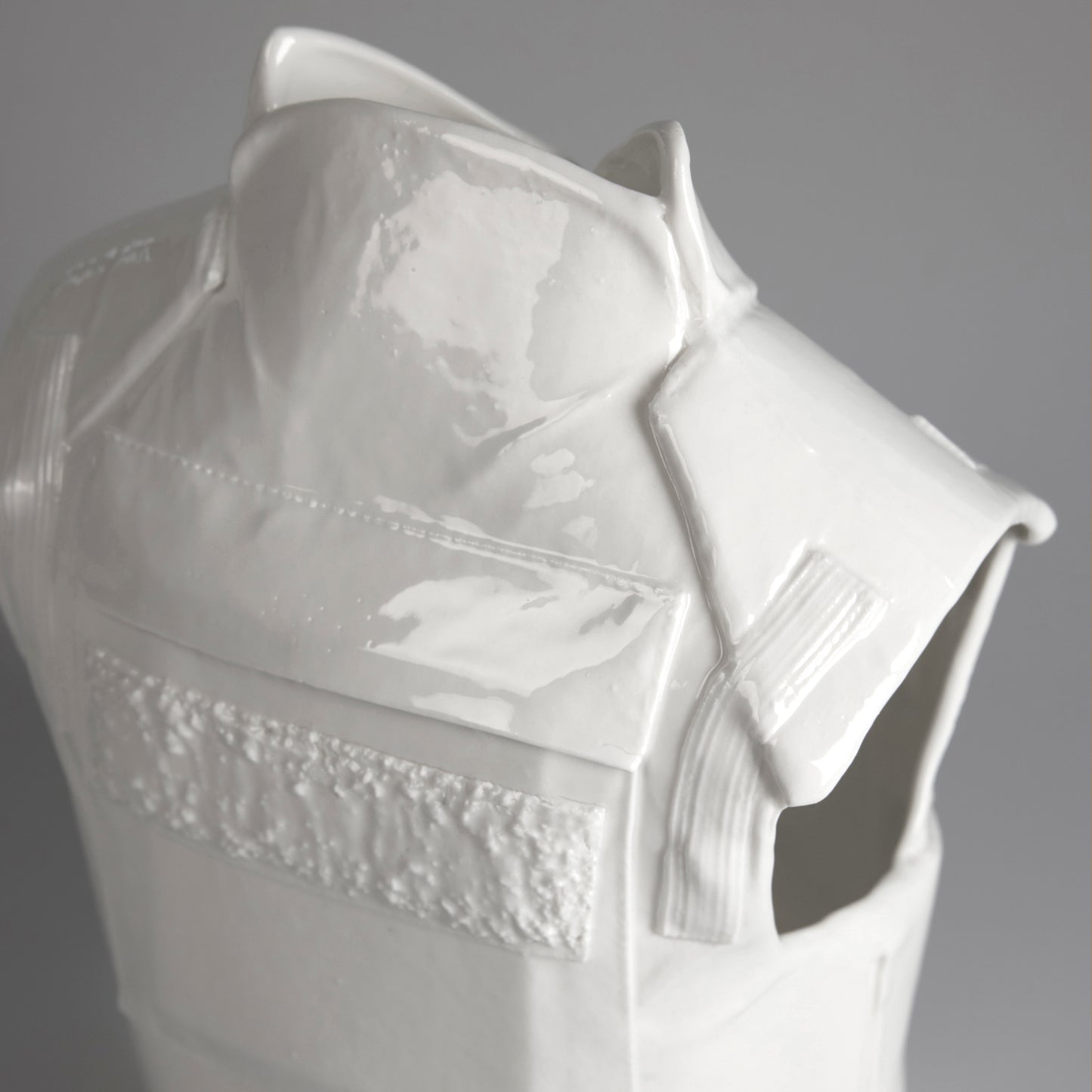 Hopeism porcelænsvest - Glaseret hvid