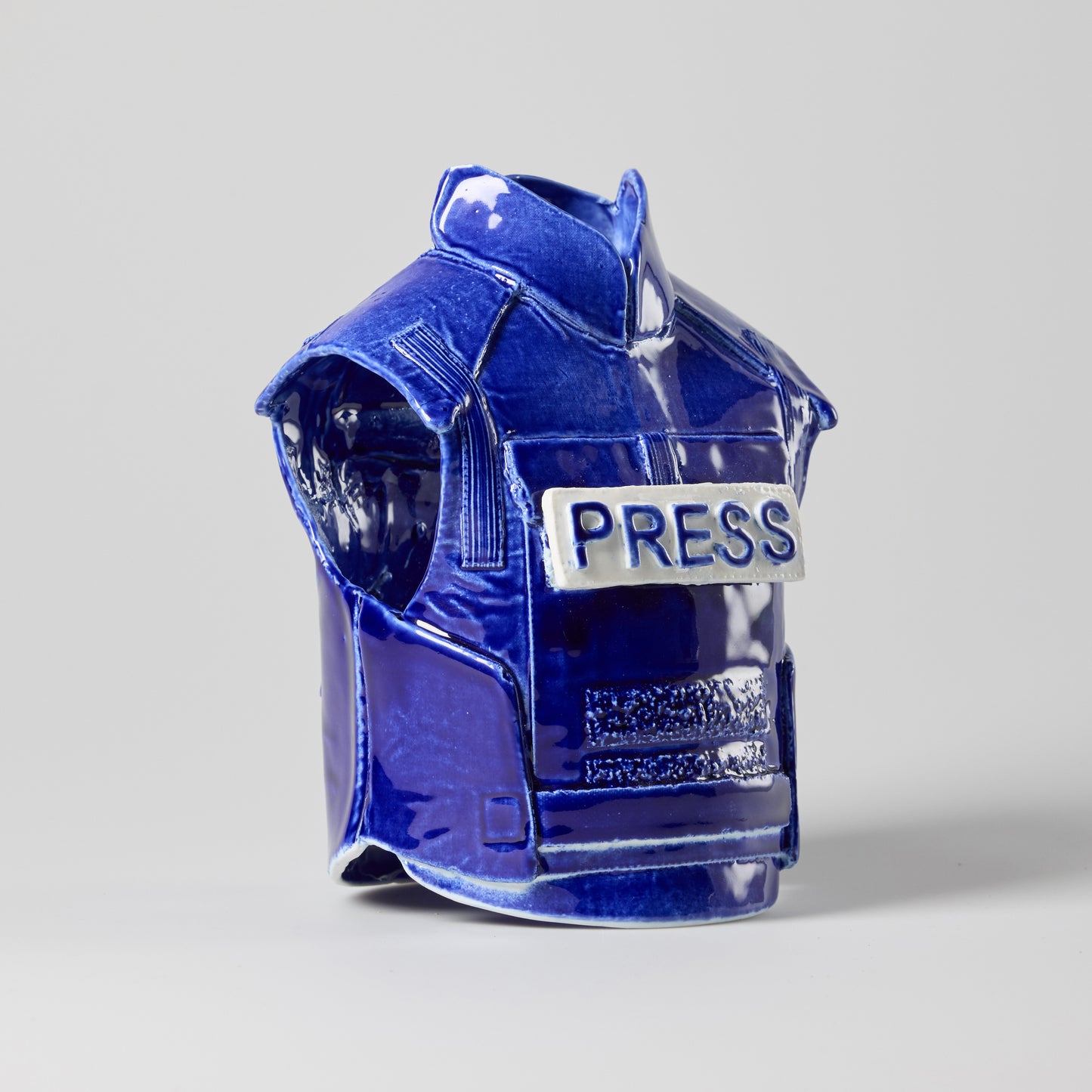 Hopeism Press Vest - Glazed Cobalt Blue