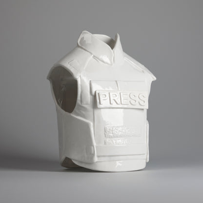Hopeism Press Vest - Glazed All White