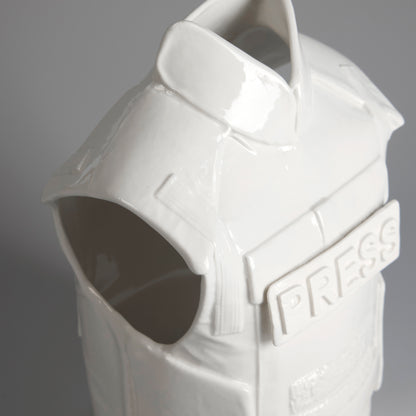 Hopeism Press Vest - Glazed All White