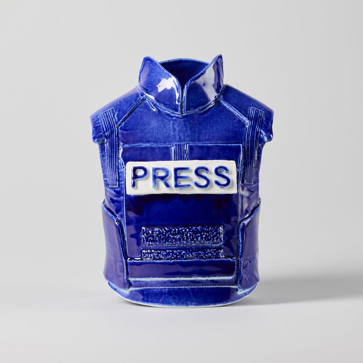Hopeism Press Vest - Glazed Cobalt Blue