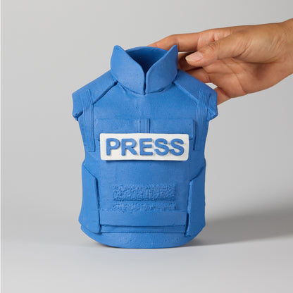 Hopeism porcelænsvest - mat kobalt